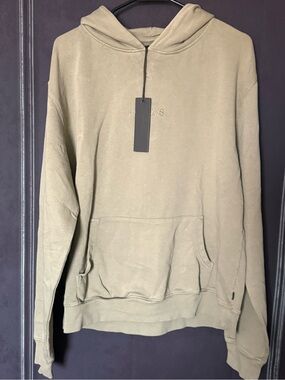ROLLA'S Olive Green Embroidered Hoodie (read)